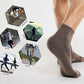 CelerSport 6 Pack Men's Ankle Socks with Cushion, Sport Athletic Running Socks