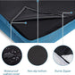 Hollypet Orthopedic Dog Bed for Large Dogs, Supportive Foam Pet Couch with Removable Washable Cover and Non-Slip Bottom, Waterproof Lining Dog Sofa Bed, Blue, L (36 * 26 * 8)