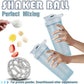 ShakerZoo-6 Pack-Protein Shaker Bottles for Protein Mixes, Shaker Cups for Protein Shakes, 3 pcs 24 ounce and 3 pcs 20 ounce (Blue)