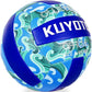 KUYOTQ Official Size 5 in&Outdoor Beach Volleyball,3MM Thickened Surface Soft Leather Youth Womens Mens Volleyball for Game Gym Training(Deflated) (Blue-Wave)