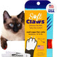 Soft Claws Cat Nail Caps for Medium Cats – (40 Caps, Red) - Made in USA - Veterinarian-Developed | Protects Furniture & Skin - Easy to Apply, Long-Lasting Anti-Scratch Soft Cat Claw Covers.