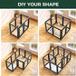 FXW AuraSpace Acrylic Indoor Unleashed Dog Playpen for Medium Dogs, 35 Inch, 12 Panels, Black