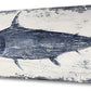 Yihui Arts Fish Canvas Art Wall Decor Blue Marlin Bursts Pictures for Living Room Contemporary Paintings Artwork House Decor