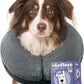 Soft Inflatable Dog Cone Collar Alternative After Surgery - Dog Neck Donut E Collar for Large Medium Small Dogs Cats Post Surgery - Recovery Collar to Stop Licking - Grey, XL