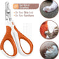 Mr. Pen Cat Nail Trimmer - Raspberry Red & White, Cat & Dog Nail Clipper