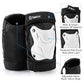 Skating Protective Gear Adult Youth Knee Pads and Elbow Pads Set, Skateboard Wrist Guards for Roller Skating Skateboarding Cycling White