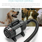 Burano Dog Dryer, High Velocity Pet Hair Dryer, 4.3HP Stepless Adjustable Speed Dog Hair Force Dryer, Powerful Pet Blower with Heater