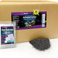 Premium Activated Carbon, Aquarium Carbon for Fish Tank Filter, Aquarium Filter Media, Granulated Charcoal for Fish Tanks, Activated Charcoal Bulk (38 lbs with 4 Pack 5"x9" mesh Bags)