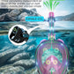 W WSTOO Full Face Snorkel Mask Adults,Suitable for Beginners Dry Top Snorkeling Gear,Can Your Mouth or Nose to Breathe,180 Degrees Panoramic View,Anti-Fog Anti-Leak,Summer Travel and Vacationing Gifts
