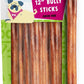 Bully Sticks for Small Dogs | All Natural, Single Ingredient for Puppies to Medium Dogs (12" Stnd Bully Sticks - 6pk)