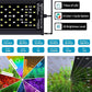 LED Aquarium Plant Light, 24/7 Custom Timer, Power-Off Memory, 7-Row LEDs 30-36in Full Spectrum Fish Tank Lights, 8 Colors, 20 Brightness, Day & Night Cycle, Adjustable Mount for Freshwater