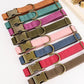 Didog Soft PU Leather Dog Collar, Stylish Quick Released Dog Collars for Small Dogs, Easy Clean Adjustable Pet Collar for Daily Walking, Red, S Fit 10-16" Neck