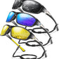 3 Pack Polarized Sports Sunglasses for Men, Mens Sunglasses Wrap Around UV400 Protection for Cycling Fishing Driving