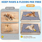 Fostanfly Washable Dog Pee Pads Extra Large 72''x80'' Instant Absorb Training Pads, Non-Slip Pet Playpen Mat Waterproof Reusable Floor Mat for Puppy/Senior Dog, Housebreaking & Incontinence
