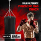 Yes4All Punching Bag Hanger, Stainless Steel Swivel Chain with 4 Snap Hooks for Heavy Bag, Gym Swing, Trapeze, and Hammock