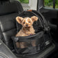 Pet Gear No-Zip View 360 Ultra Lite Pet Safety Carrier & Car Seat for Small Dogs & Cats Push Button Entry, 15", Onyx