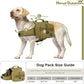 Himal Outdoors Dog Backpack & Saddle Bag, Tactical Hiking Backpack for Large Dogs with Side Pockets & Adjustable Strap