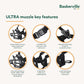 BASKERVILLE ULTRA MUZZLE - Patented Humane Design, Breathable, Dog can Pant and Drink, Adjustable, Padded, Dog Training Muzzle for Large Dogs, Prevents Biting, Wildlife Scavenging (Size 6, Black)