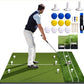 SIOTMERA 23x16IN & 5x4FT Golf Mat, Dual-Turf Golf Hitting Mat with High-Elasticity EVA Anti-Slip Bottom, Anti-Deformation,Reinforced Glue, Ideal for Swing,Chipping Practice,Indoor/Outdoor
