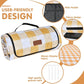 HX&OD Outdoor Picnic Blanket, Extra Large, 80''x60'' Waterproof Foldable Blankets Gingham Picnic Mat for Beach, Camping Grass Lawn Park Accessories Cute Couple Ideas Wedding (Yellow, 80”x60”)