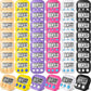 Macarrie 48 Pcs Digital Kitchen Timer Bulk Small Magnetic Backing Stand Timer Clock Loud Alarm LCD Display Electronic Minute Second Count Countdown Alarm for Teacher Classroom Cooking Baking (Fashion)