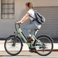 Jasion YC1/ST 26" Electric Bike, 750W Peak Motor, Step-Through Ebike for Adults, 360WH Removable Battery, Up to 40miles, Max 23MPH Urban Commuter E-Bike, 7 Speeds & Front Suspension