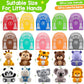 Learning Toys for 1,2,3 Year Old, 20 Pcs Safari Animals Toy, Counting Skill, Color Matching, Montessori Toys, Christmas Birthday Easter Educational Gift for Baby Toddler Boys Girls Age 12-18 Months