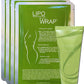 Tummy Body Wrap with Guarana, Green Tea, Seaweed Wraps Works for Stomach Belly Legs Arms Abdomen. (4 Wraps + Gel)