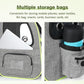 Pecute Pet Carrier Backpack, Cat Backpack Carrier, Expandable with Breathable Mesh for Small Dogs Cats Puppies, Dog Backpack Carrier for Hiking Travel Camping Outdoor, Hold Pets Up to 18 Lbs