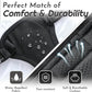 Eagloo Small Dog Harness No Pull, Service Vest with Reflective Strips and Control Handle, Adjustable and Comfortable for Easy Walking, No Choke Pet Harness with 2 Metal Rings, Black, XS