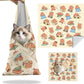 27.6"Cat Grooming Wrap, Self Adhesive Cat Wrap for Cutting Nails, Anti-Escape Calming Cat Swaddle Wrap for Medicine Ear Cleaning, Anti-Scratch Cats Burrito Restraint Blanket, Multifunctional Pet Tool