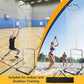 Volleyball Setter Training Equipment 8 Adjustable Heights,Sturdy and Durable 130inch Volleyball Setter Training Net 6 Adjustable Angles for Indoor and Outdoor Training