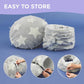 Lesure Cat Tunnel Bed for Indoor Cats - Cute Cat Donut Tunnel Toys for Small Large Cats with Washable Circle Cushion, Round Pet Peekaboo Cave Toy for Kitten/Puppy/Rabbit, Standard Grey