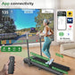 WELLFIT Walking Pad Treadmill with 10% Auto/Manual Incline for Home Office Apartment– 360 LBS Capacity, Under Desk Treadmill with Hiking Climbing Mode for Efficient Fat-Burn, Wide Running Belt