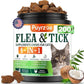 4-in-1 Flea Treatment for Cats Chewable, Natural Cat Flea and Tick Prevention Chewable Supplement for Skin & Coat | Immunity Support | Digestive | Flea & Tick Treatment for All Breeds & Sizes
