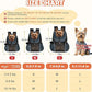WOYYHO Pet Dog Carrier Backpack Small Dog Front Backpack Ventilated Mesh Dog Travel Back Pack with Safety Belt for Travel Hiking Cycling Outdoor Adventures (Size M: 5-9 lbs, Dark Gray)