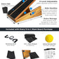BAM's Adjustable Slant Board for Calf Stretching | Wide Slant Board for Squats & Calf Stretch | Professional Incline Board Calf Stretcher for Fitness & Physical Therapy (Plantar Fasciitis & Achilles)