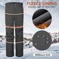 Outdoor Ventures Men's Lite Waterproof Windproof Fleece Lined Warm Hiking Ski Snow Pants Expandable-Waist