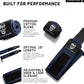 Gymreapers Weightlifting Wrist Wraps (IPF Approved) 18" Professional Quality Wrist Support with Heavy Duty Thumb Loop - Best Wrap for Powerlifting Competition, Strength Training, Bodybuilding
