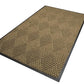 WaterHog Diamond | Commercial-Grade Entrance Mat with Rubber Border – Indoor/Outdoor, Quick Drying, Stain Resistant Door Mat (Camel, 3' x 8')