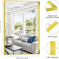 Gold Bathroom Mirror, 60x40 Inch Rectangular Framed Mirror, Large Wall Mounted Bathroom Vanity Mirror Over Sink for Bedroom,Restroom, Living Room, Hangs Vertically or Horizontally