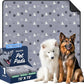 Washable Dog Pads - Extra Large Reusable Training Mat, Absorbent Non-Slip Potty Pads for Dogs, Grey 72"x72"