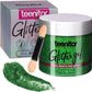 Teenitor Green Body Glitter Gel, Face Glitter Makeup, Green Glitter, Hair Glitter Gel for Kids, Festival Rave Accessories, 80g/2.8oz Holographic Glitter for Face Body Hair