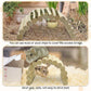 PIVBY 2PCS Wooden Hamster Ladder Bridge, Flexible Wood Tunnel Hide, Hamster Chew Toys for Small Animals Guinea Pig, Rat, Chinchilla, Gerbil, Mice, Mouse (Natural)