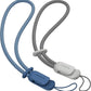 SURPHY 2 Pack Phone Lanyard for Cellphone Case, Phone Wrist Strap for Case, Cellphone Strap with 2-Color Braided, Charm Wrist Lanyard for Women and Men, Blue Jay & Gray