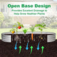 JERIA 2 Pcs 8×4×1ft Oval Raised Garden Bed,Galvanized Raised Garden Bed Kit Outdoor Metal Gardening Planter Box for Vegetable, Fruits, Flower，Herbs