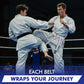 BJJ Belt for Men & Women Brazilian Jiu Jitsu Belt with Ranking Stripes Sleeve Bar Kids Jiu Jitsu Gi Belt