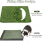 Dog Grass Pad with Tray: 3 Pack Grass Pee Pads for Dogs Potty for Puppy Training, Artificial Turf for Dogs with Collection Tray for Indoor /Outdoor /Patio /Balcony, 22"x18" Green