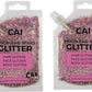 Hair Glitter Gel – Body Glitter for Kids and Women – Iridescent Holograph Cosmetic-Grade Gel w/Moon & Stars for Hair, Body & Face, Applies Smoothly w/o Glue & Washes Off Easily, 3 Oz - Rose 2Pack