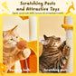 MWPO Cat Tree, 70.1-Inch Tall Cat Tower for Indoor Cats Large Adult, Multi-Level Cat Condo with 5 Scratching Posts, 2 Padded Perches, Hammock, Dangling Toys, Yellow